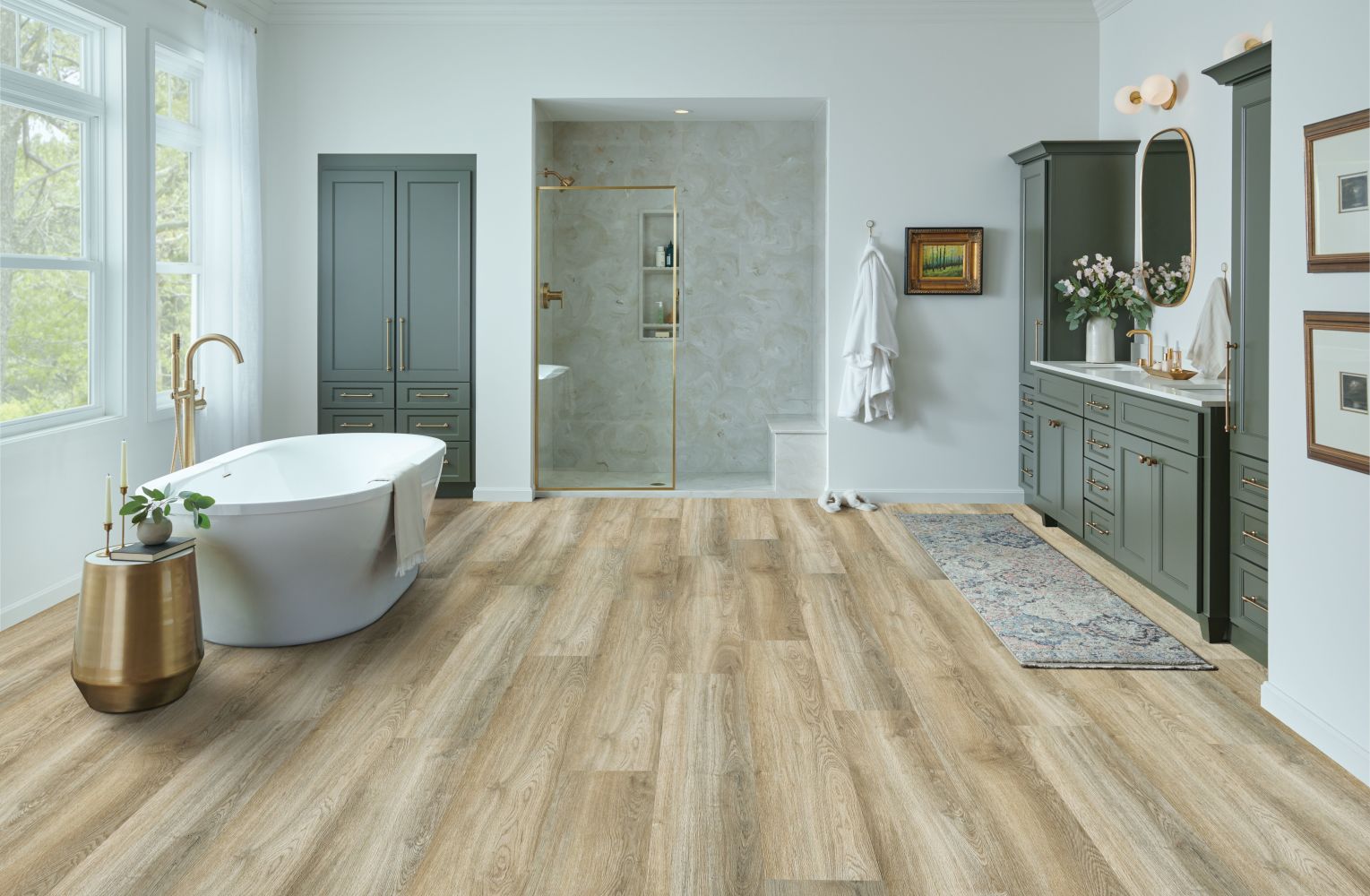 Armstrong Rigid Core Flooring Lutea Paradise Tranquil Brown AR5LS111