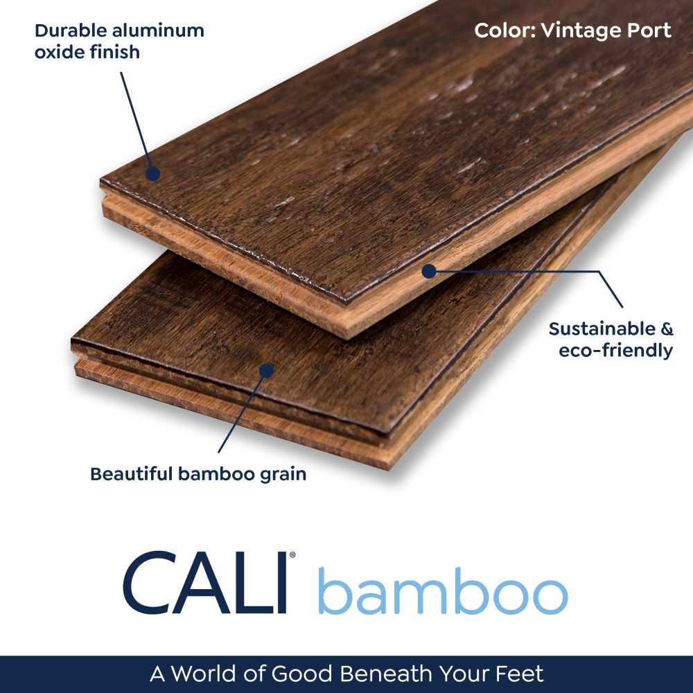 Cali Bamboo Fossilized® Plank Vintage Port 7001009100