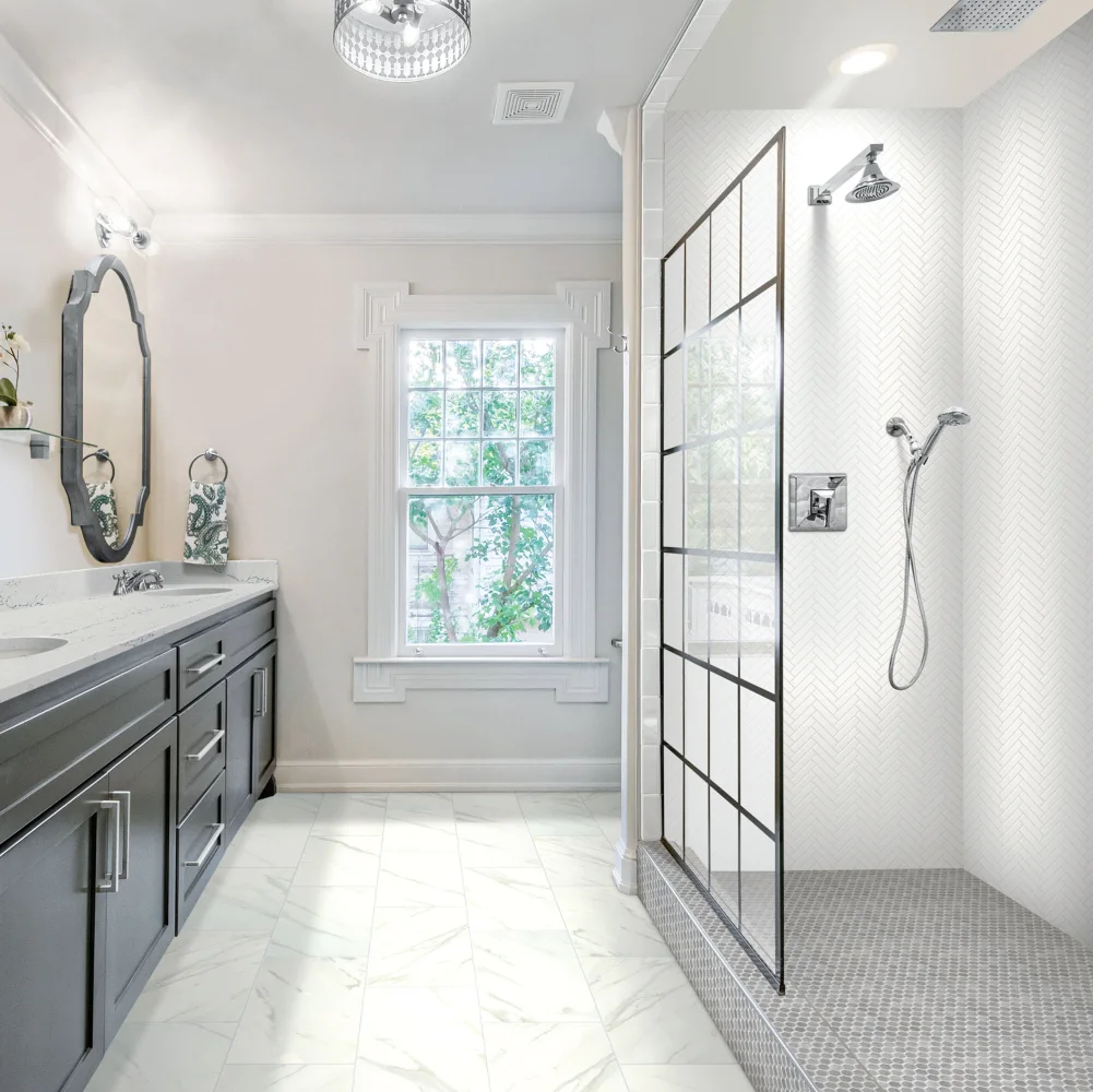 Daltile Revotile – Marble Look Exquisite Grey RVTLMRBLLK_RV51_12X24_RM