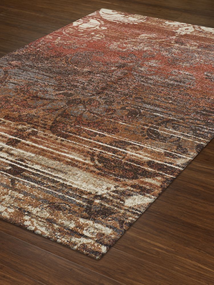 Dalyn Lavita Lv521 Transitional Paprika 5’3″ x 7’7″ LV521PA5X8