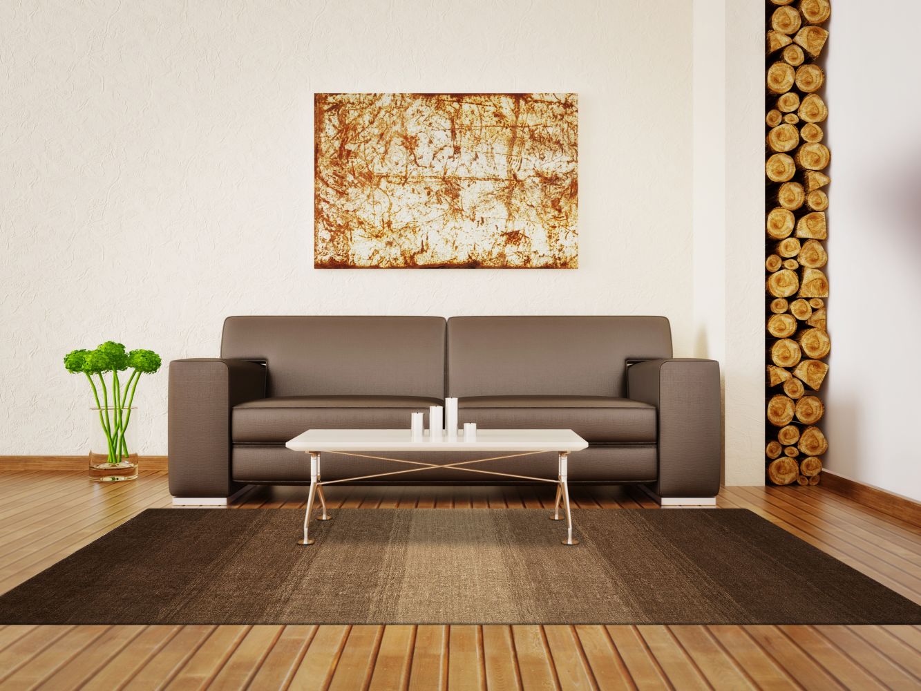 Dalyn Torino Ti100 Transitional Chocolate 5’0″ x 7’3″ TI100CH5X7