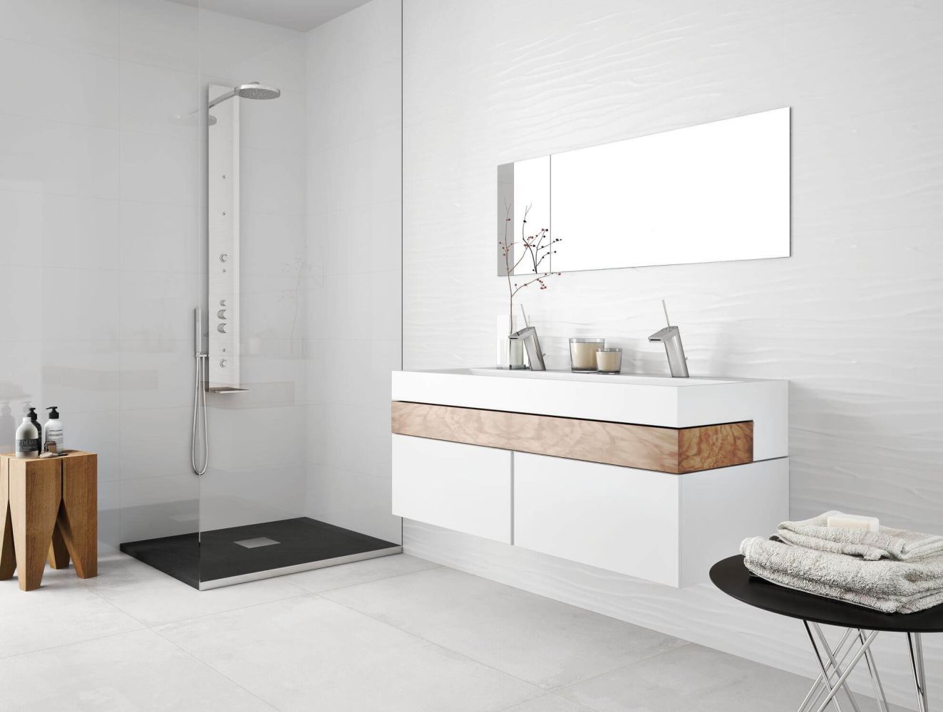 Happy Floors Glaciar & Glaciar 2.0 Solid White 6735-C