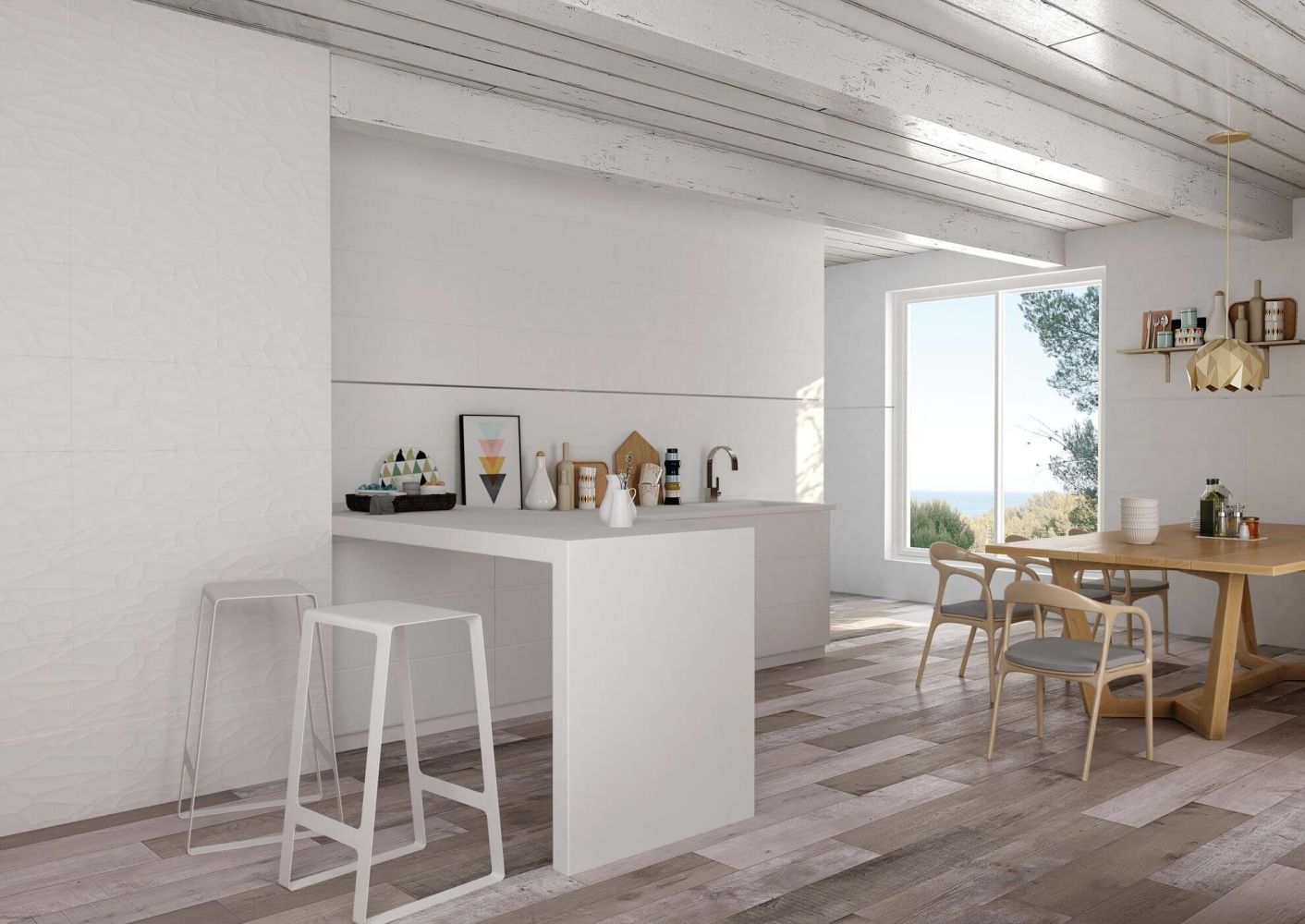 Happy Floors Glaciar & Glaciar 2.0 Solid White 6735-C