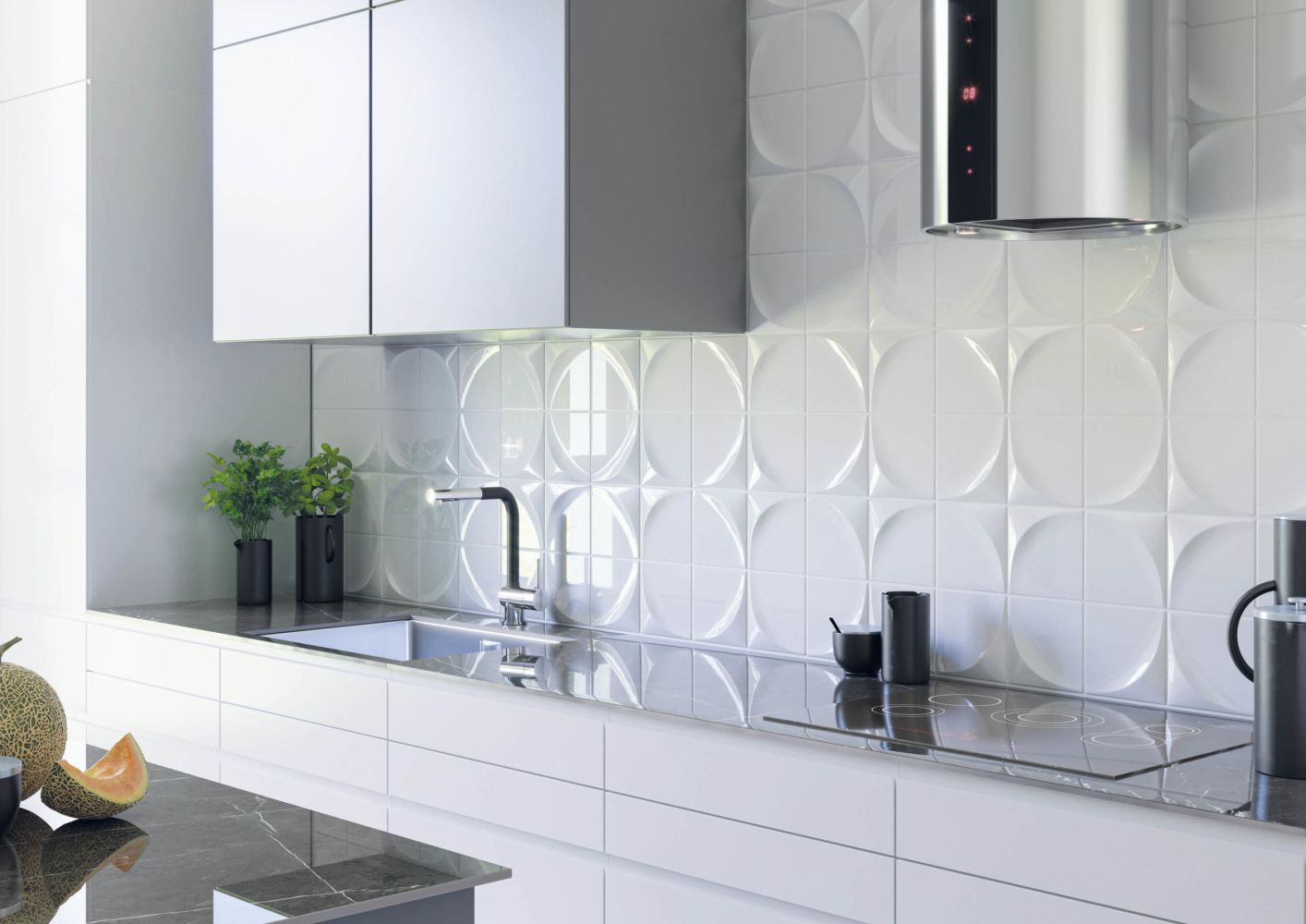 Happy Floors Vertex White (Line) 8300-C