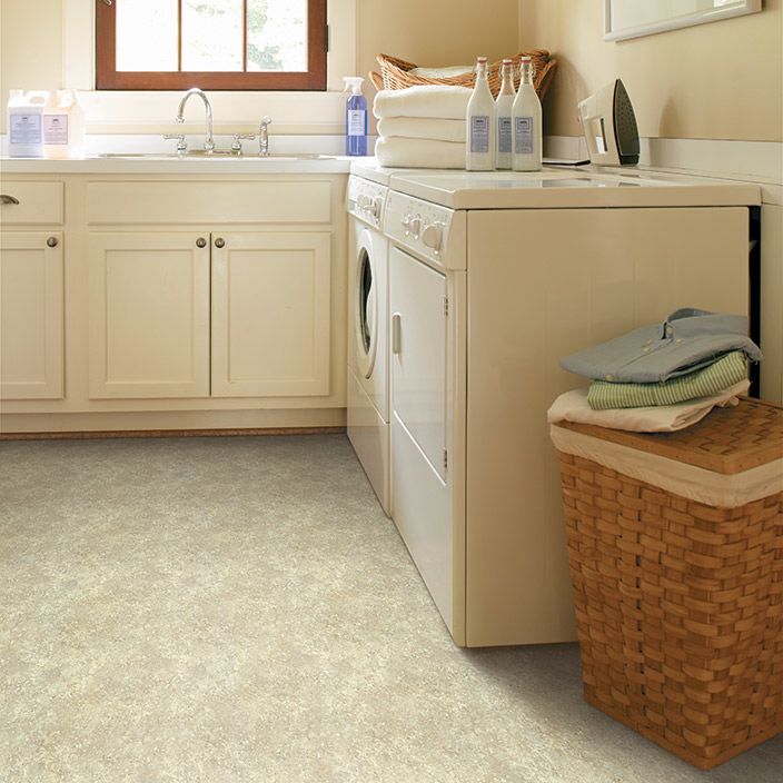 Mannington Stone Luxury Vinyl Sheet Seashell 130100