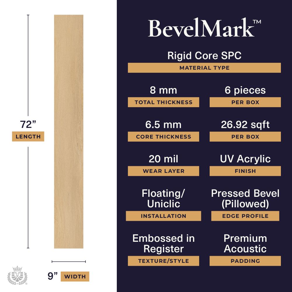 Lions Floor Bevelmark Shadow Reveal LI-BM02