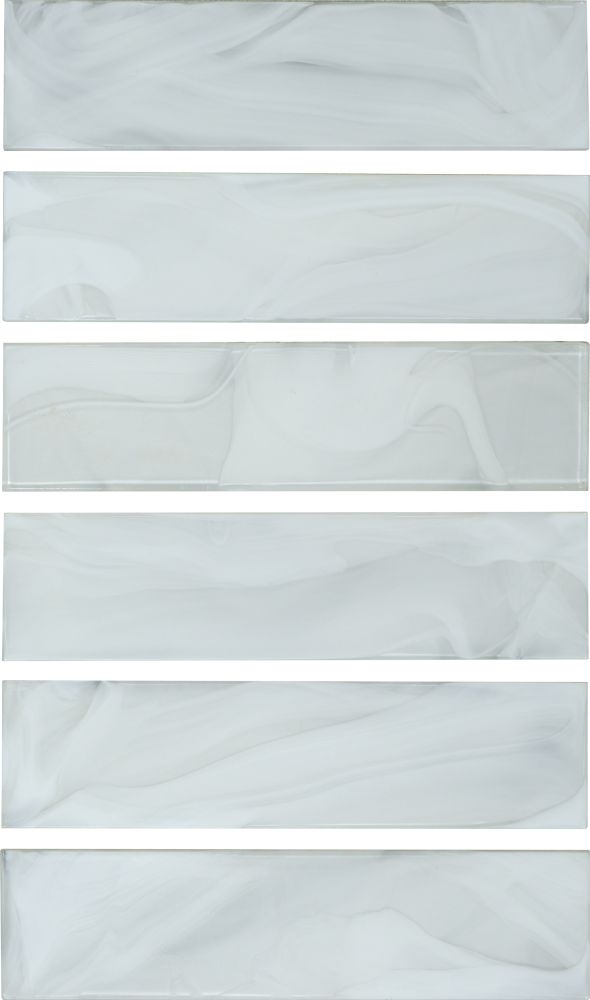 Elegant Swirl Glazzio  Porcelain Cloud ELS635