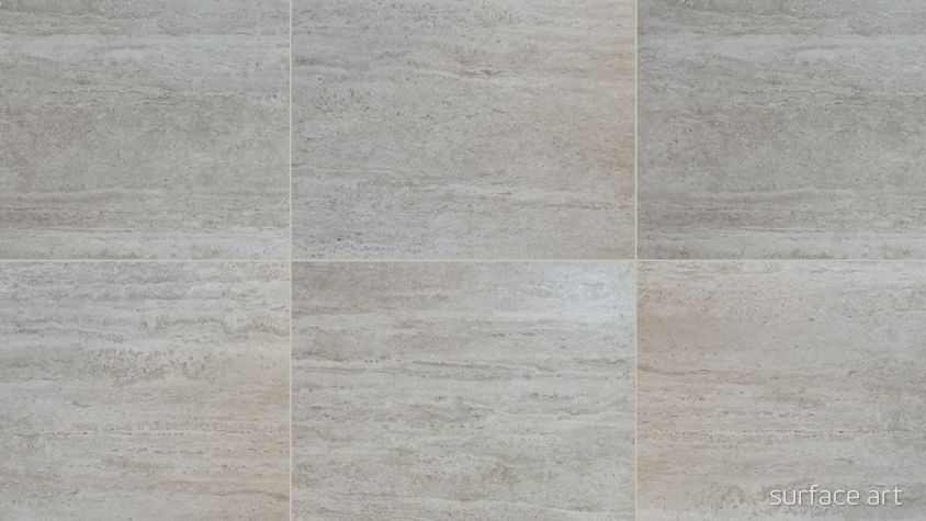 Surface Art Harmony Linear Travertine Ash Stone TSAVVHARASH2424