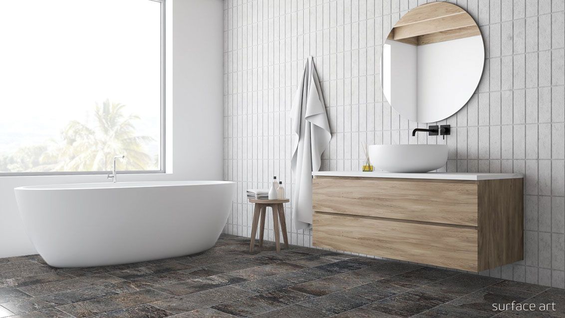 Surface Art Himalaya Rustic Quartz Nero TSEVCHIMNE1224
