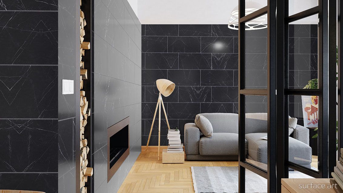 Surface Art Iconic Classic Marble Nero Marquina TSEVSICONM624P