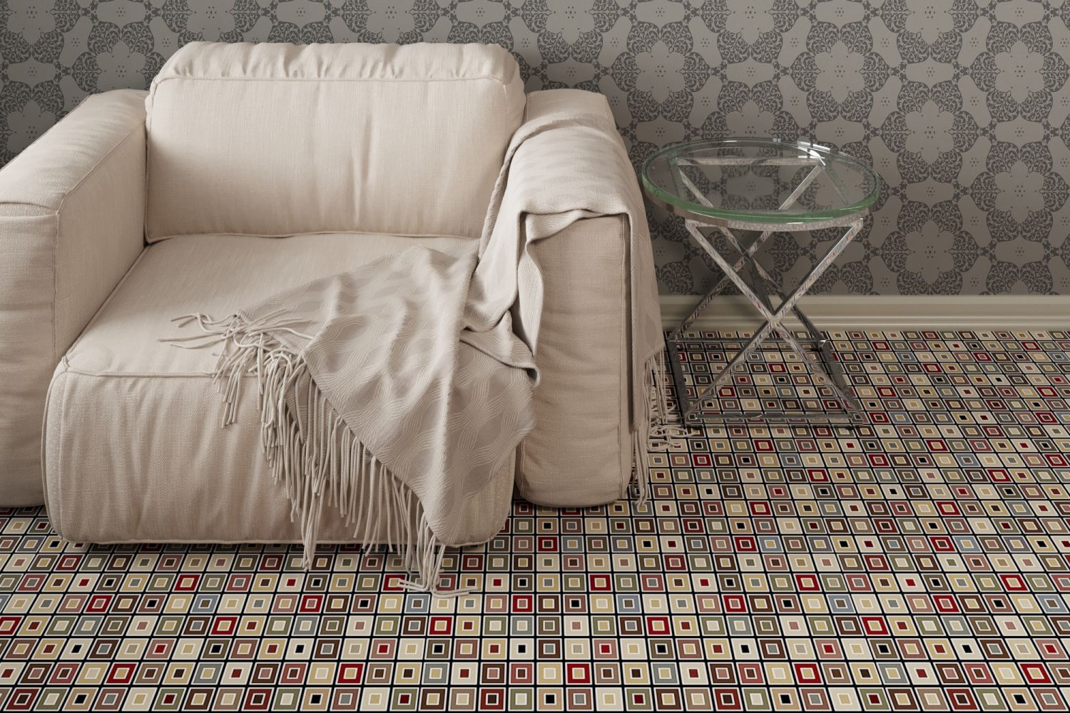 Kane Woven Radiance Collection PEBBLE MOSAIC WVNRLMSC