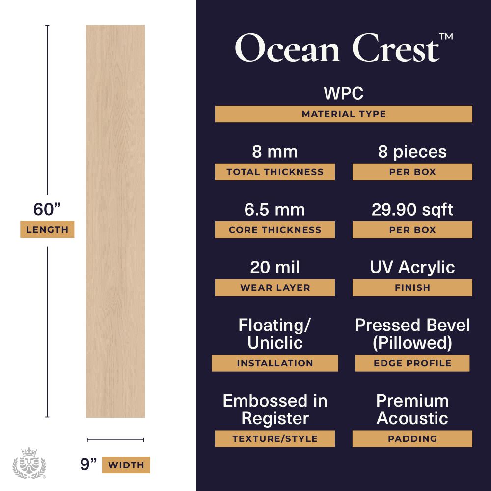 Lions Floor Ocean Crest Tidal Whisper LI-OC01