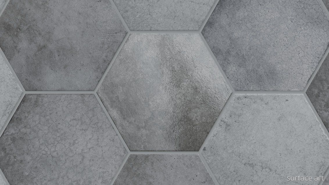 Surface Art Parkside Mid Century Grigio TSESPARGR78HEX