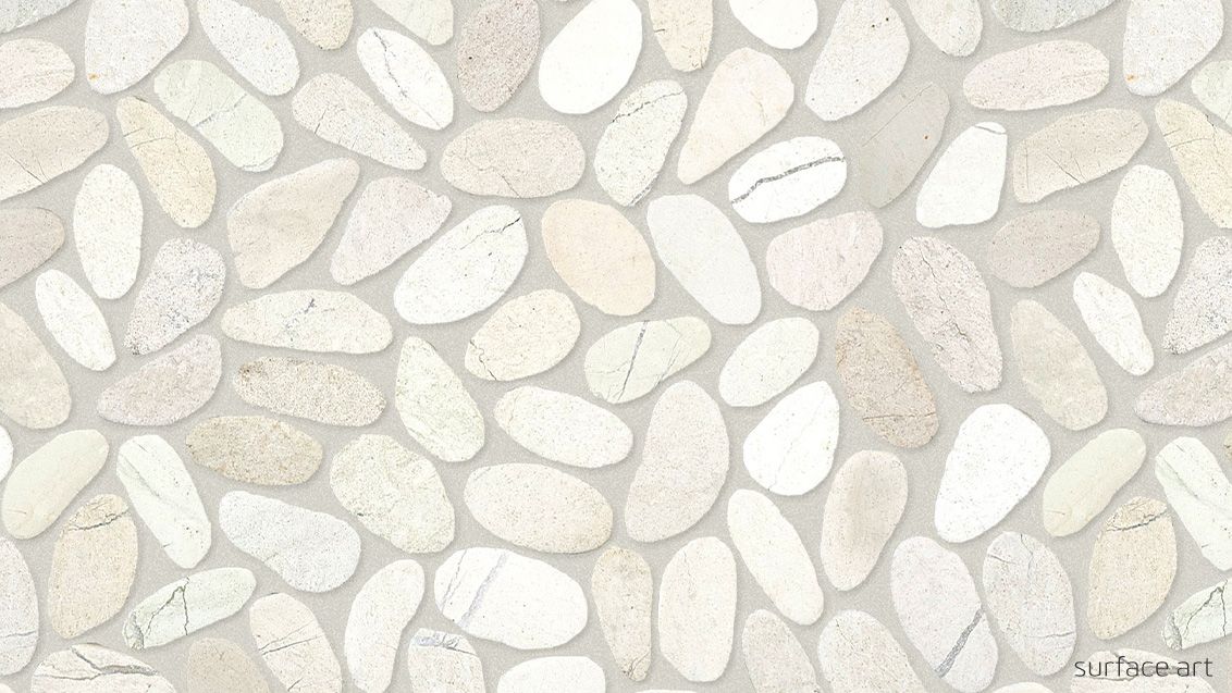 Surface Art River Pebbles Ivory Blend TSARPFLTIV