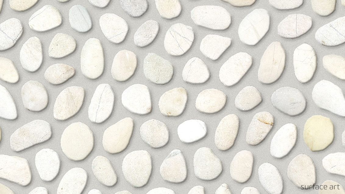 Surface Art River Pebbles Ivory Blend TSARPFLTIV