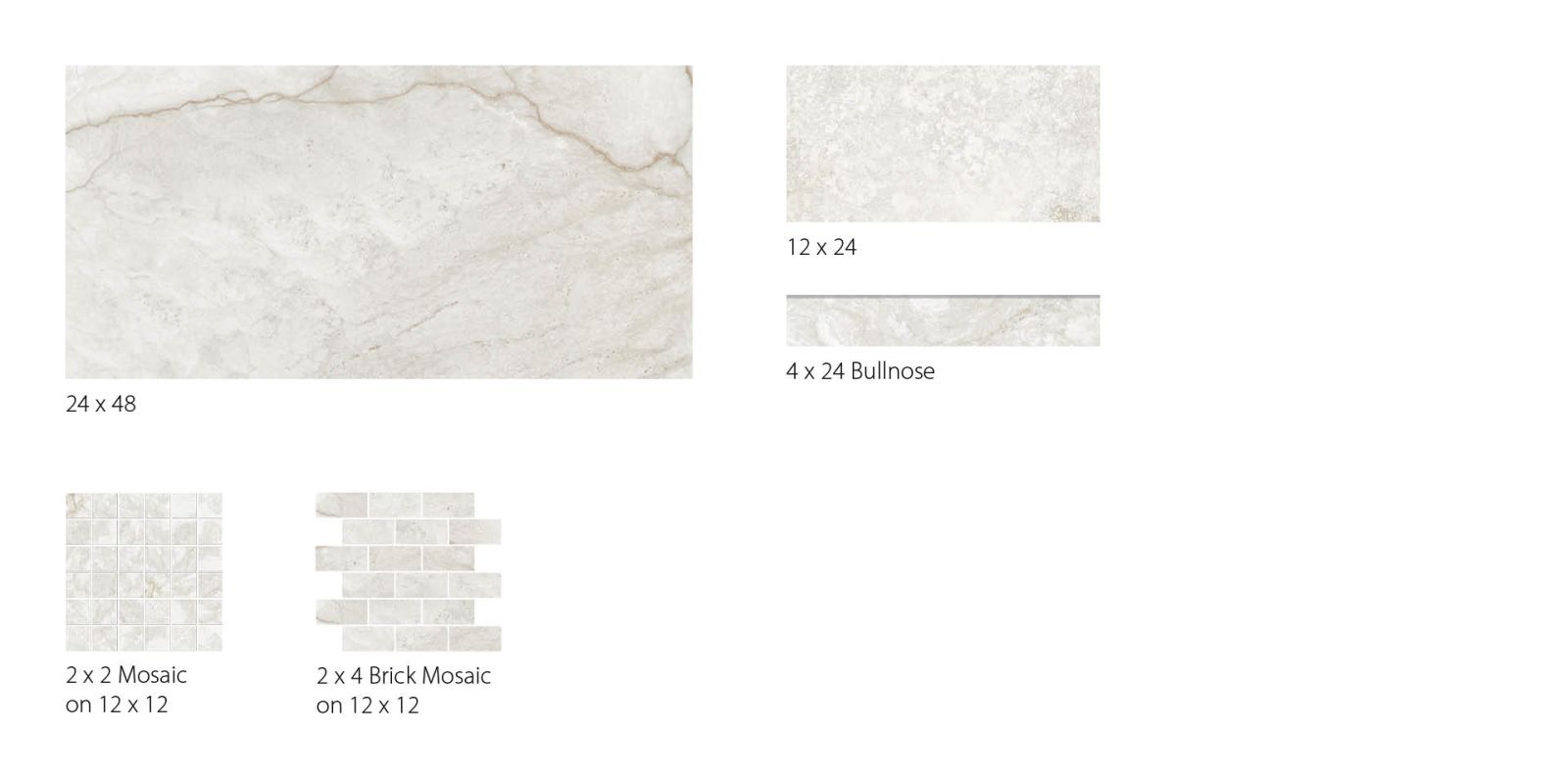 Surface Art Touch Stone White TCOTOSTWH1224LA
