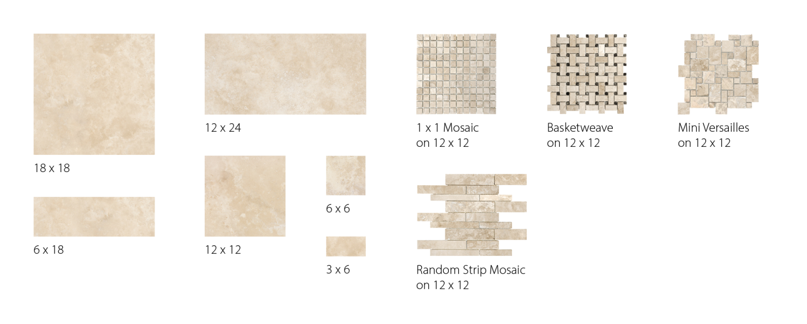 Surface Art Filled & Honed Travertine Ivory TSAFHIMOSRS