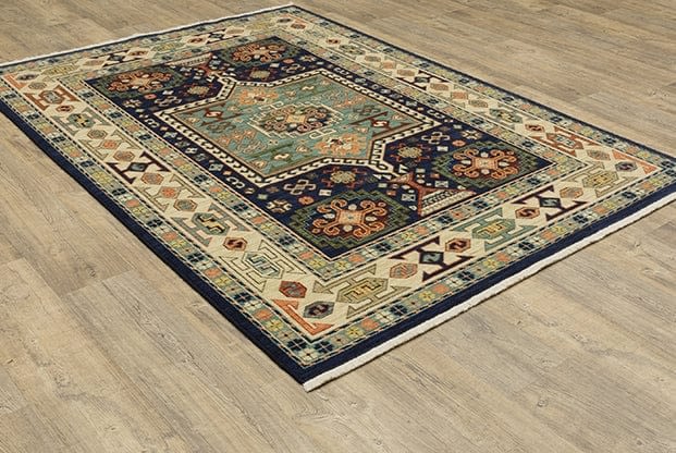 Jordans Signature Series Turkoman 41h Navy/Ivory 3’3″ x 4’10” Turkoman41HNavy/Ivory33x410