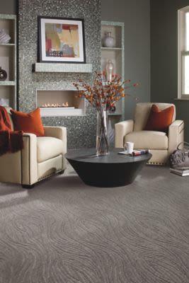 Eternally Higher Level Patterned Cut Pile Poised Taupe 2S68-509