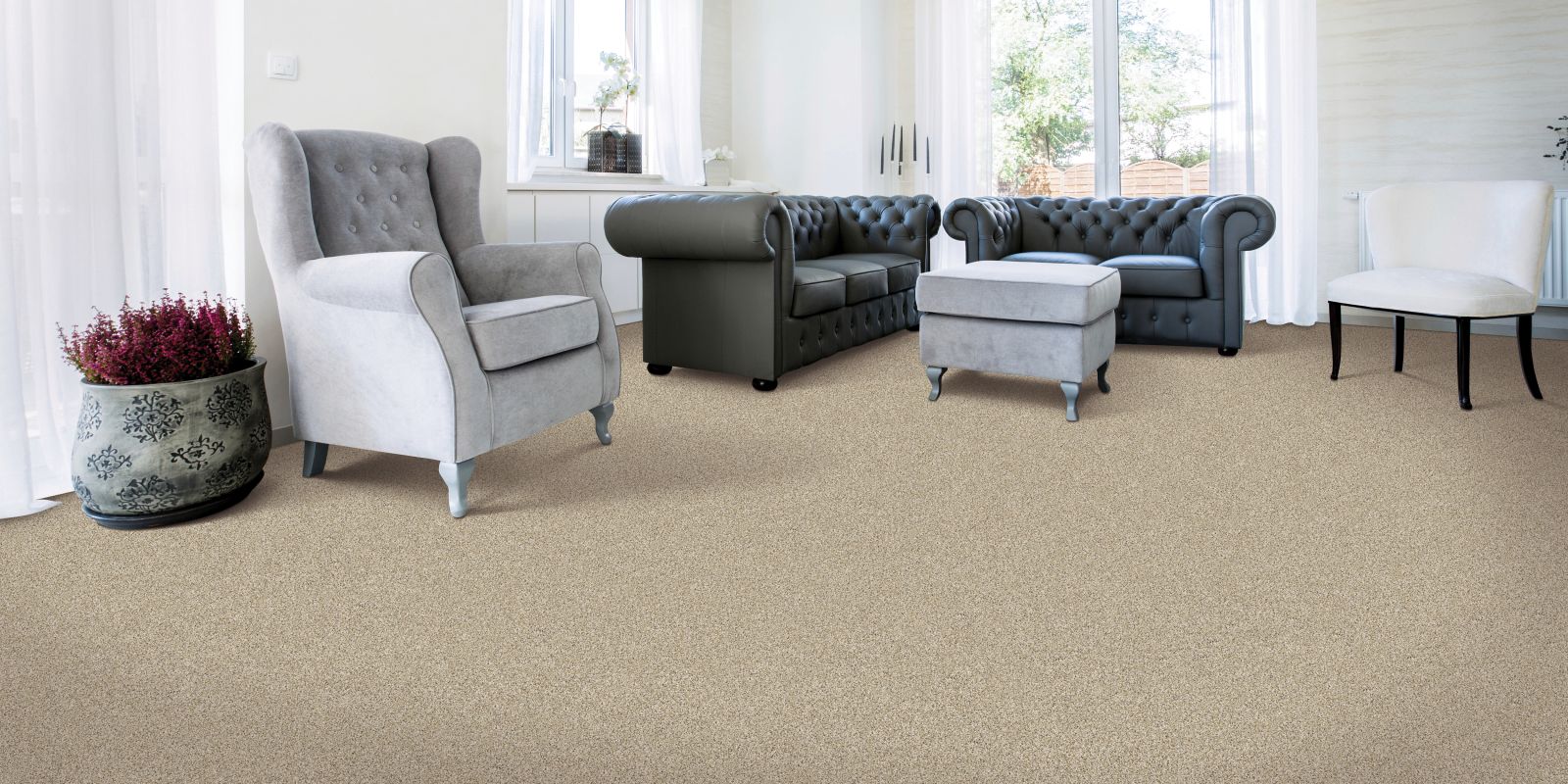 Mohawk Smartstrand Stylish Terrain I Warm Fog 2W27-506