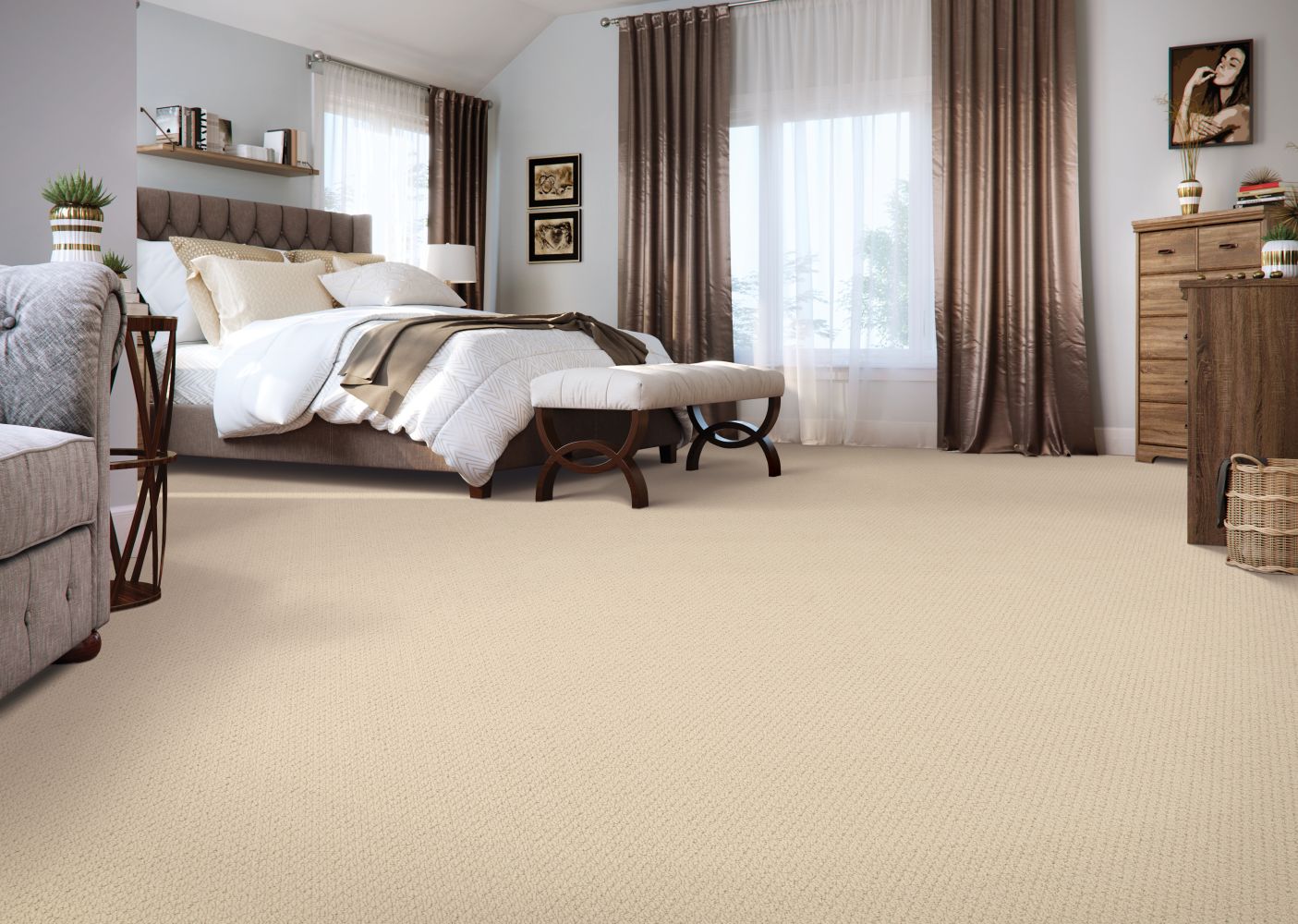 Mohawk Smartstrand Radiant Fit Renoir Bisque 3K66-765