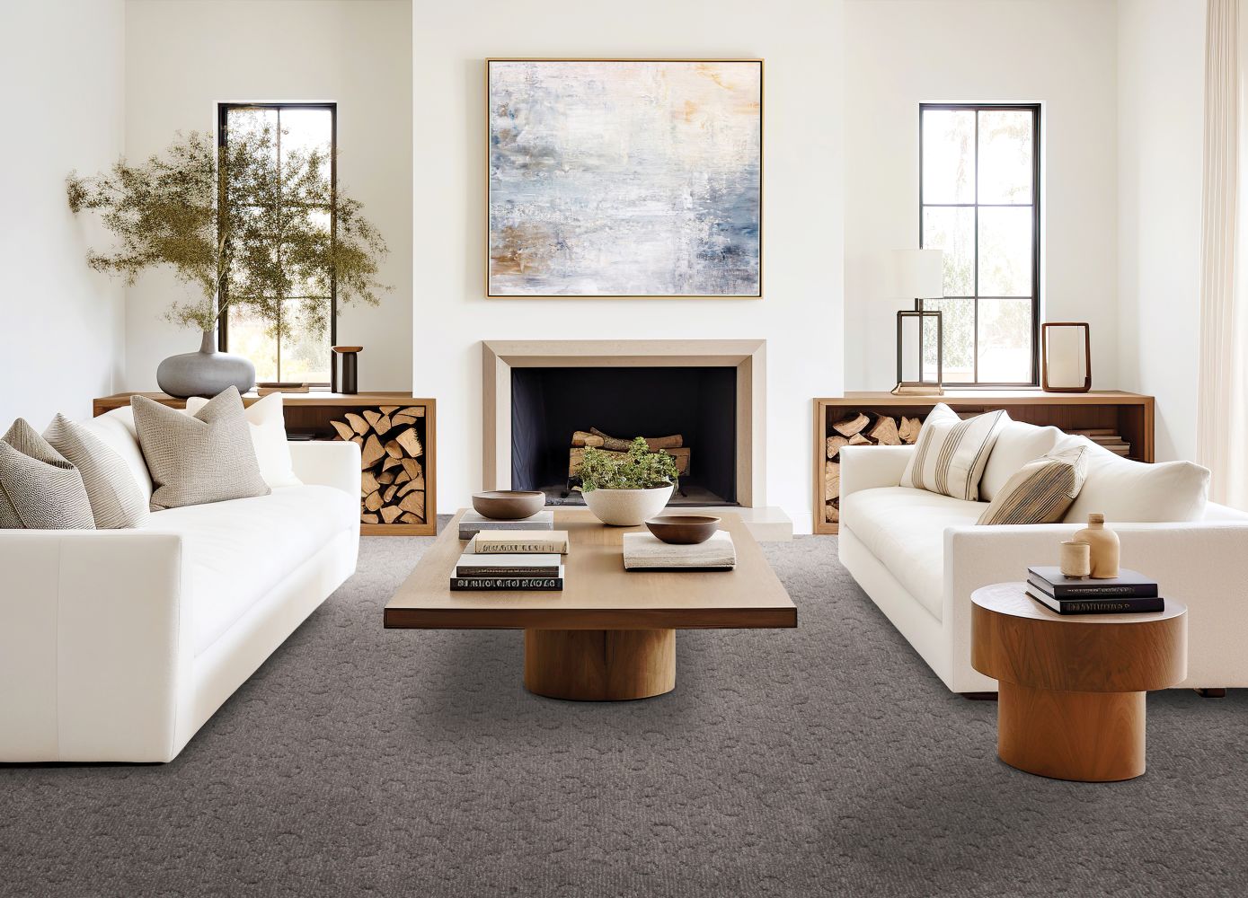Karastan Smartstrand Silk Eminent Elements Travertine 3N77-9733