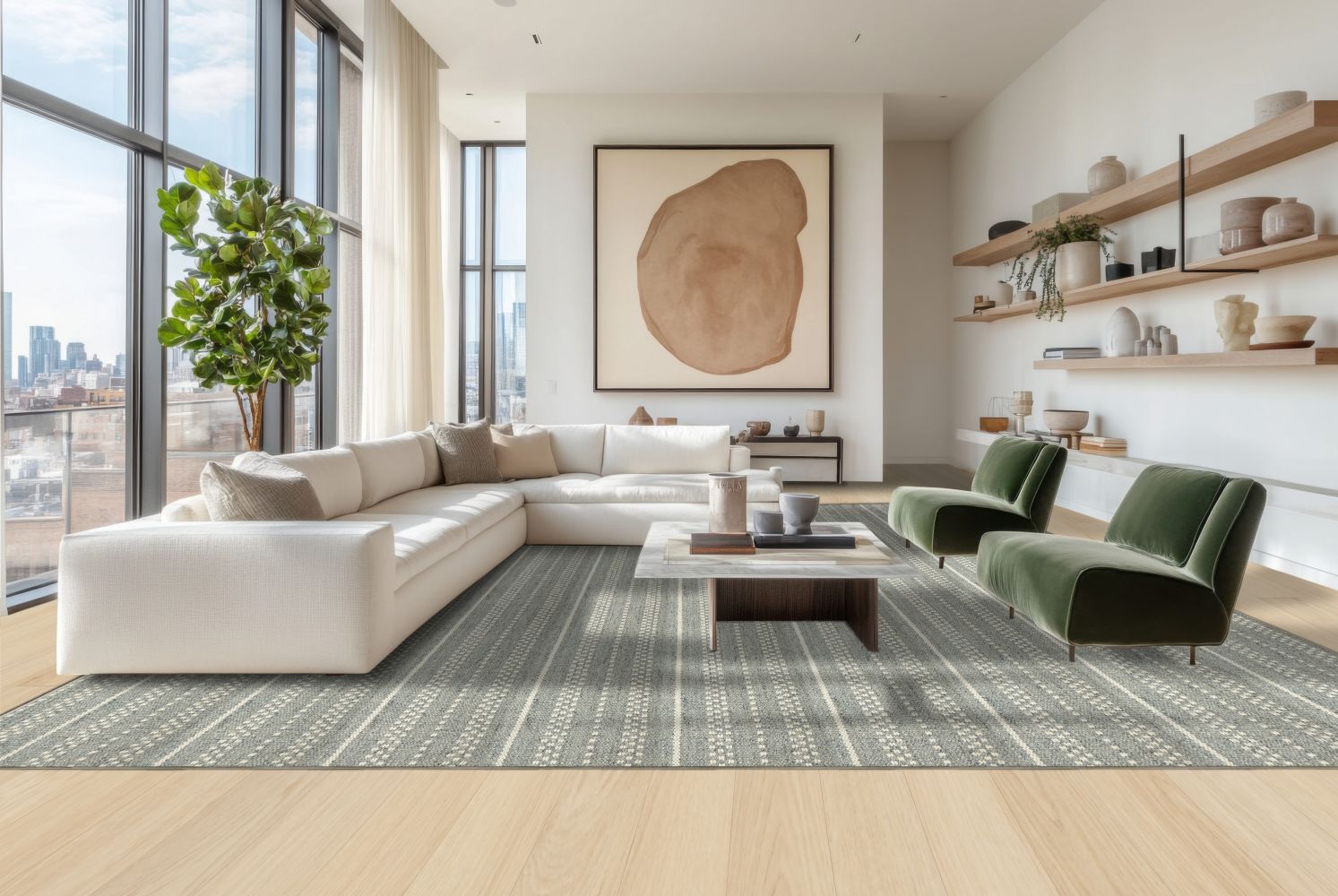 Karastan Wool Harmonie 91005 Willow Bark 91005-9953