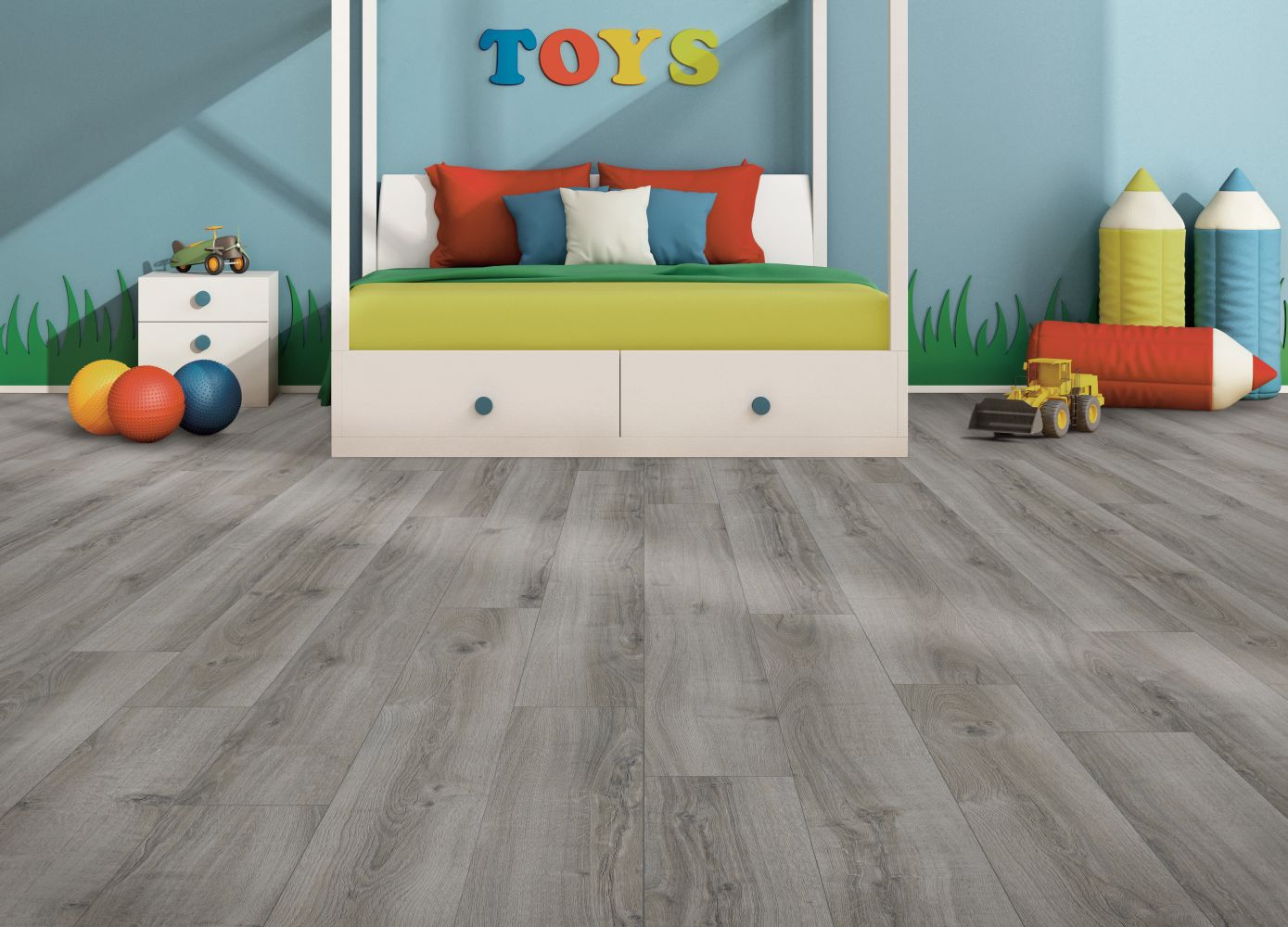 Aladdin Commercial Ultimate Flex LVT Parish Silver AH034-892