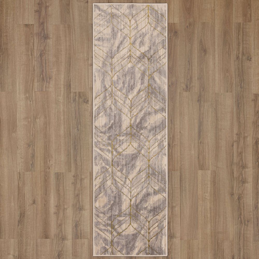 Karastan Rugs Axiom Ebb Dove 2’4″ x 7’10” Runner 9211470042028094IP