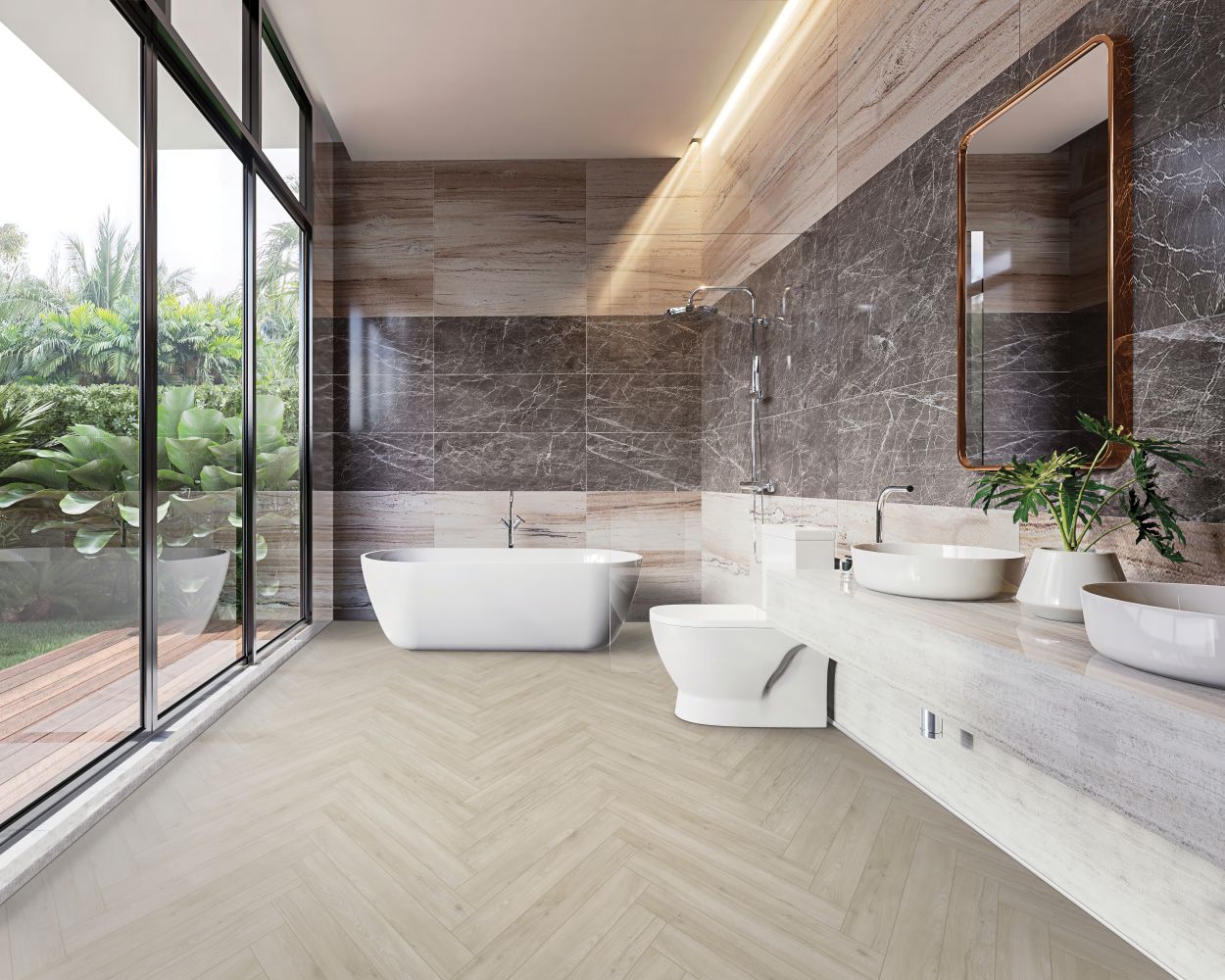 Portico Luxecraft Artisan Springs Brighton Herringbone KHP01-137