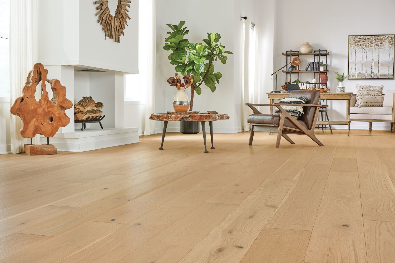 Mohawk Tecwood Select Wilmington Farms Natural Linen Oak MEK54-138