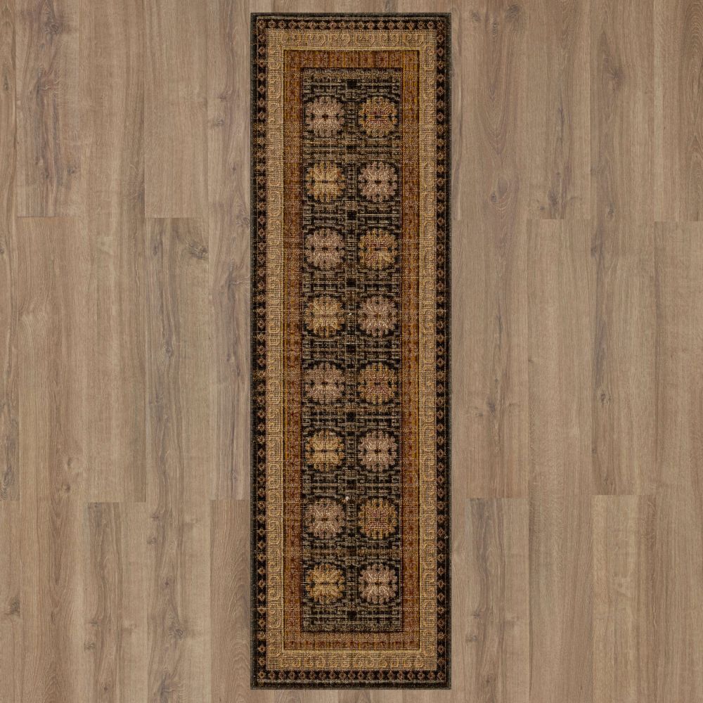 Karastan Rugs Bedouin Palataka Gold 2’4″ x 7’10” Runner 9260510034028094IP