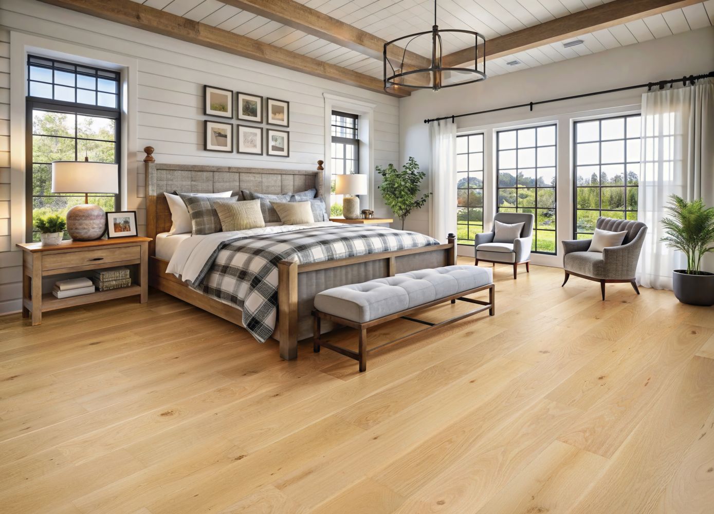 Portico Tecwood Plus Brentwood Gates Pale Oak PW010-131
