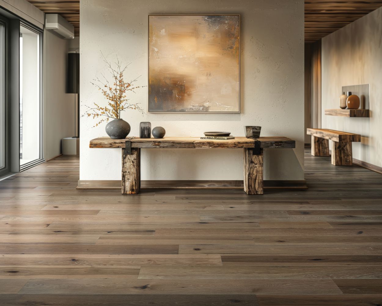 Karastan Belleluxe Natural Cambridge Courts Beige Hickory KHW16-849