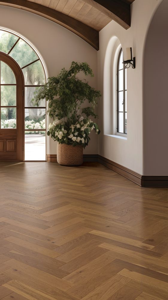 Karastan Belleluxe Natural Gault Estate Herring English Brown Oak KHW14-862