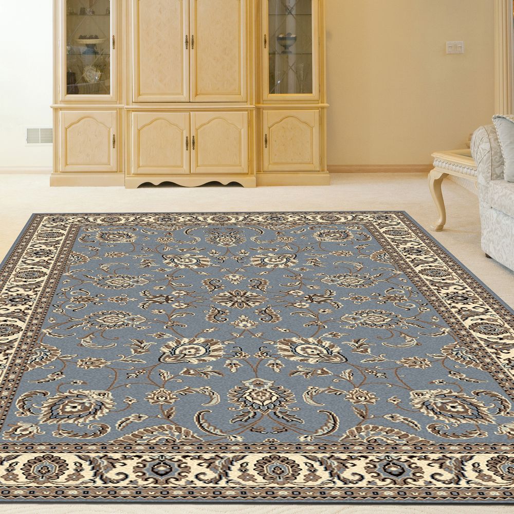 Radici USA Alba 1426 Grey/Blue 7’9″ x 11’0″ 14260052GREYBLUE