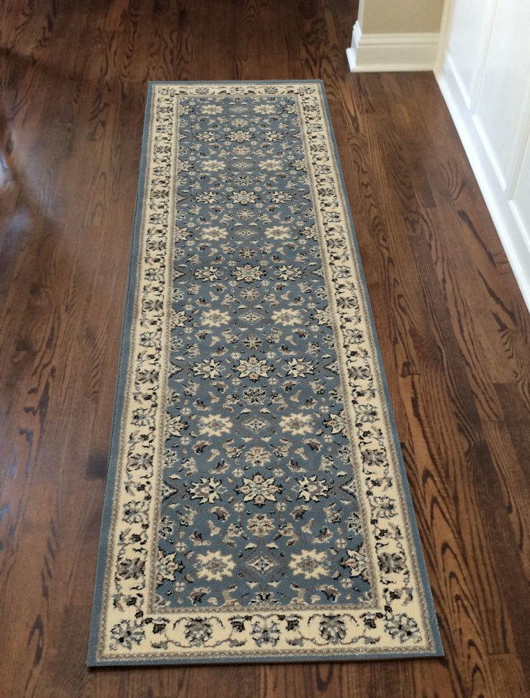Radici USA Alba 1426 Grey/Blue 2’2″ x 7’7″ Runner 14260054GREYBLUE