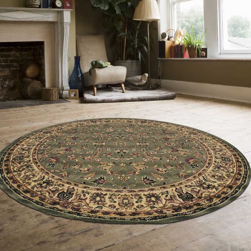 Radici USA Castello 953 Sage 5’3″ x 5’3″ Round 9531217SAGE