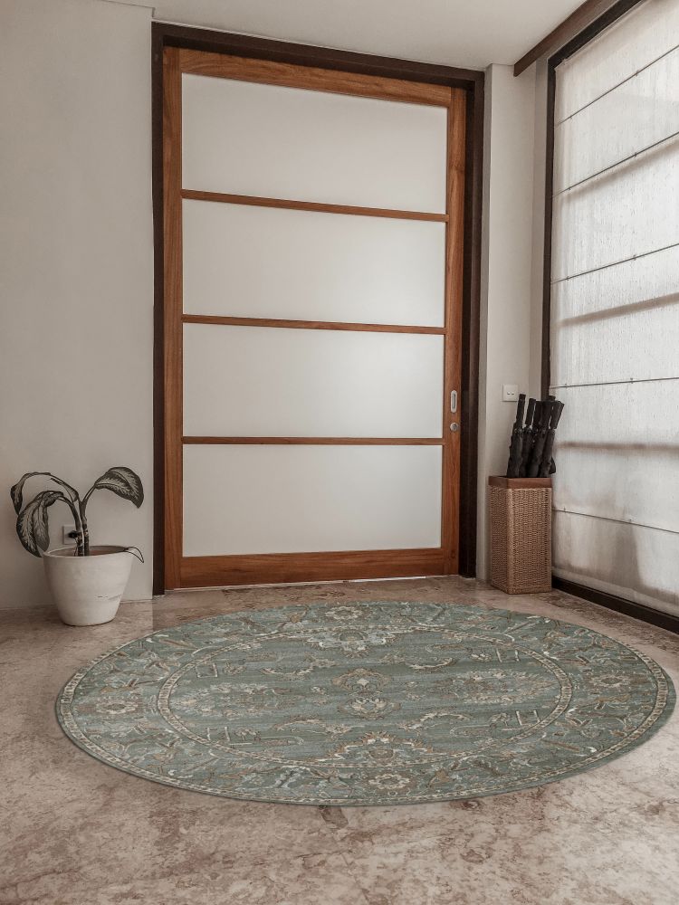 Radici USA Colosseo 3562 Gray 5’3″ x 5’3″ Round 35620034GREY