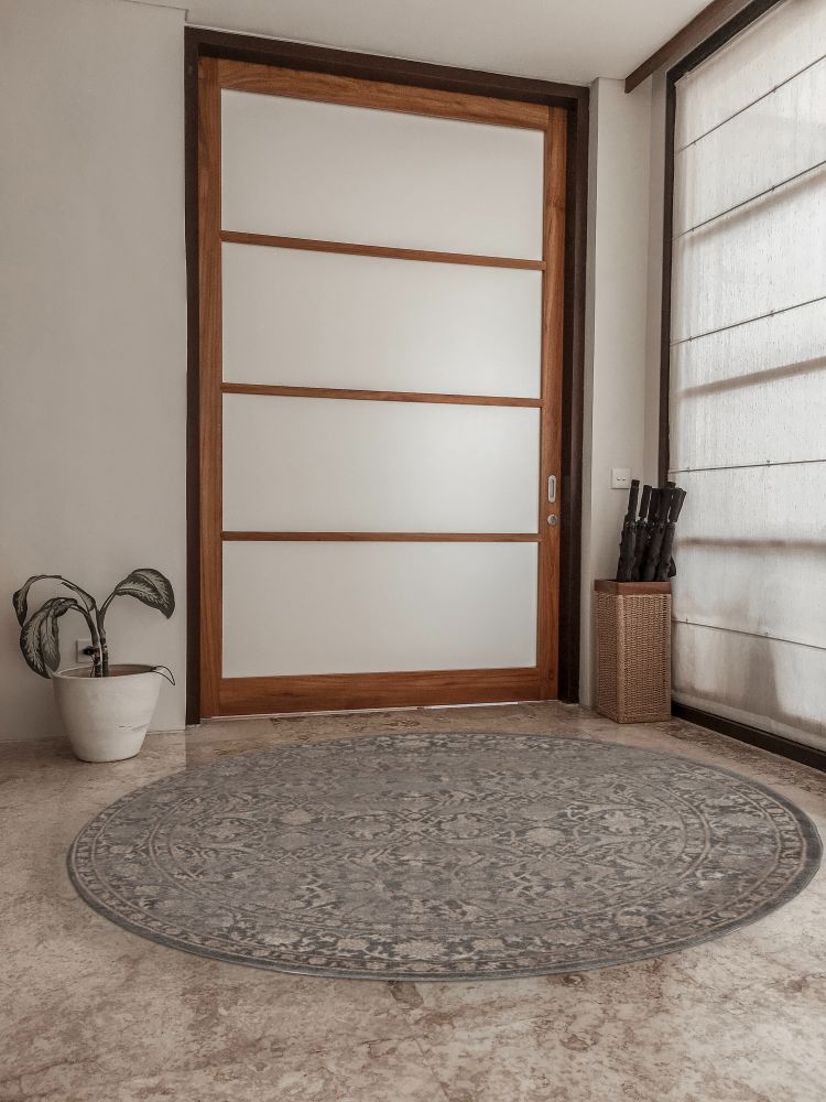 Radici USA Colosseo 3564 Light Brown 5’3″ x 5’3″ Round 35640044LIGHTBROWN