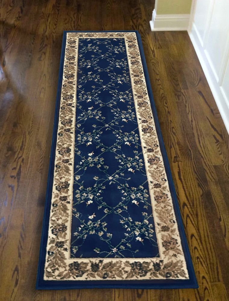 Radici USA Como 1590 Navy 2’2″ x 7’7″ Runner 15904004NAVY