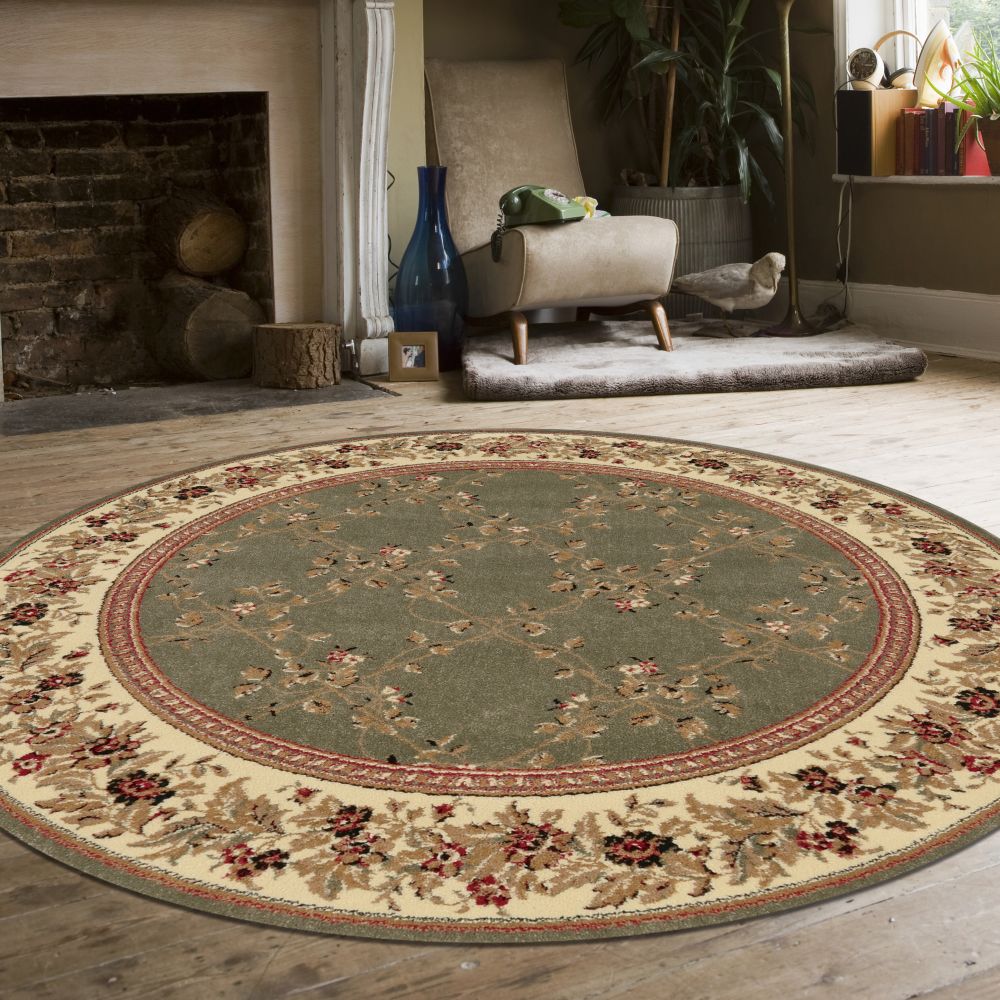 Radici USA Como 1590 Sage 5’3″ x 5’3″ Round 15903006SAGE
