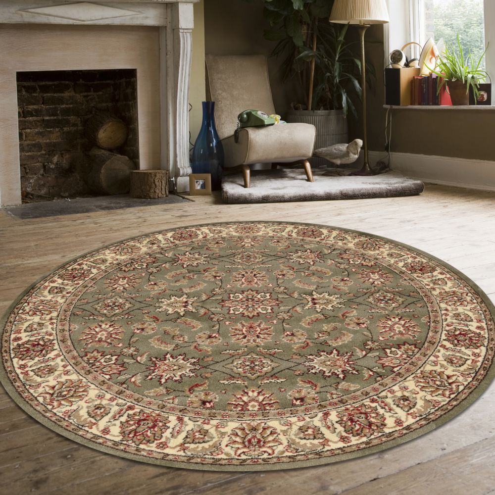 Radici USA Como 1592 Sage 8’0″ x 8’0″ Round 15921066SAGE