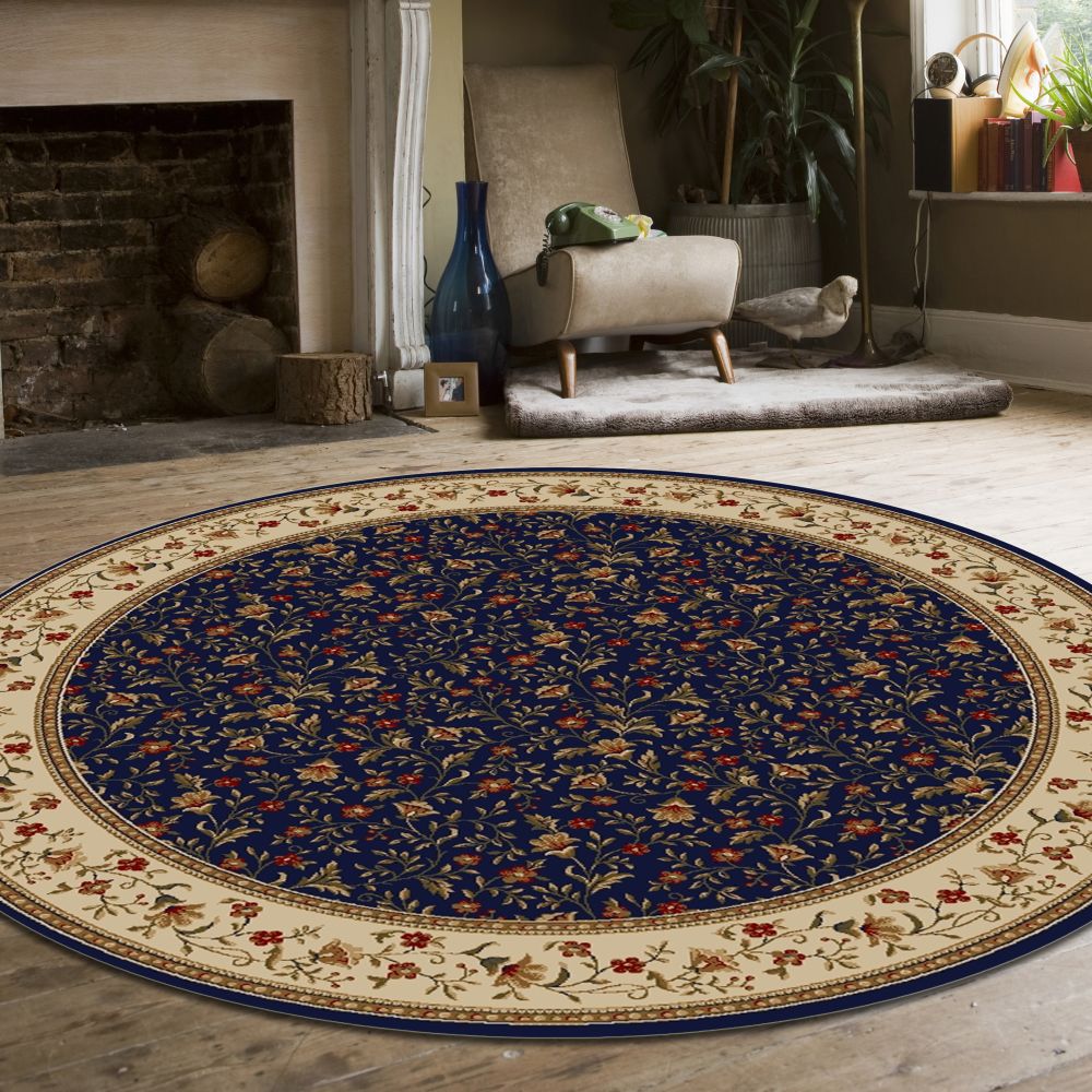 Radici USA Como 1593 Navy 8’0″ x 8’0″ Round 15931177NAVY