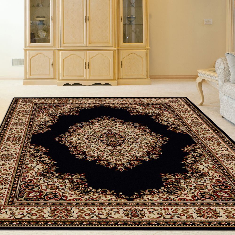 Radici USA Como 1595 Black 5’5″ x 7’7″ 15951211BLACK