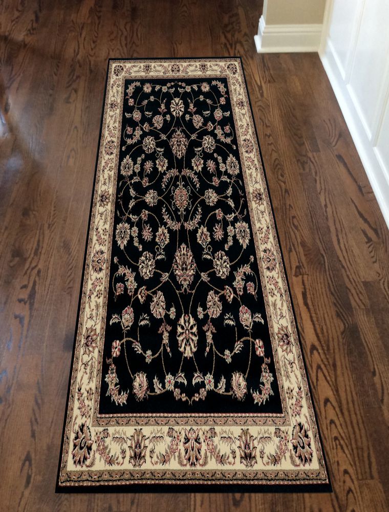 Radici USA Como 1596 Black 2’2″ x 7’7″ Runner 15961314BLACK