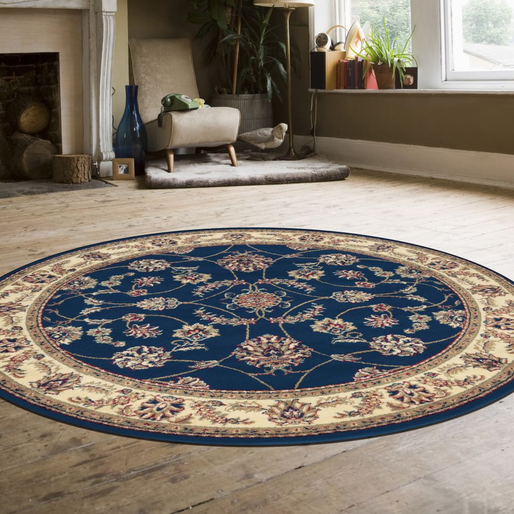 Radici USA Como 1596 Navy 8’0″ x 8’0″ Round 15961356NAVY