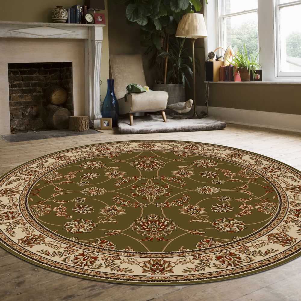 Radici USA Como 1596 Sage 5’3″ x 5’3″ Round 15961804SAGE