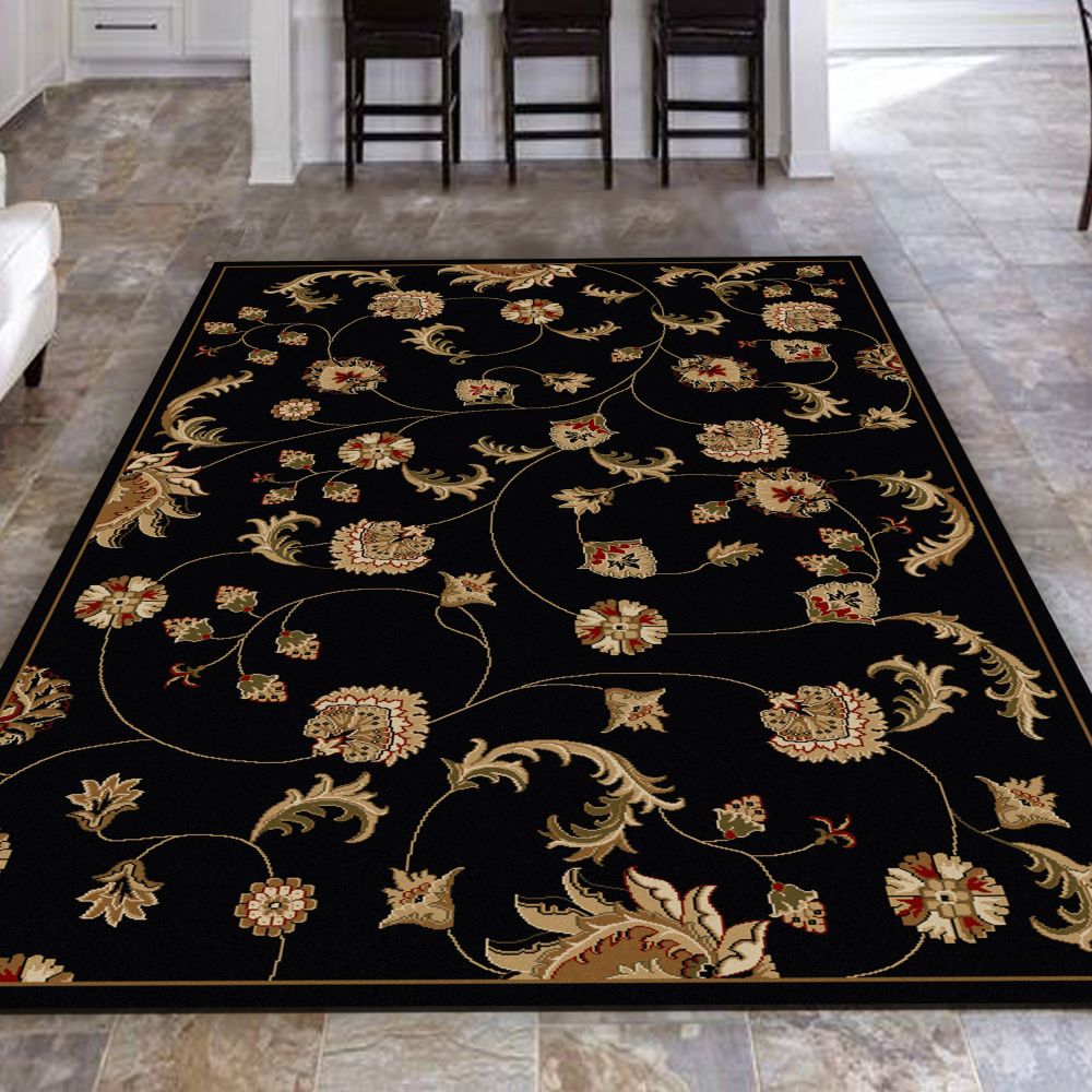 Radici USA Como 1835 Black 7’9″ x 11’0″ 18351012BLACK