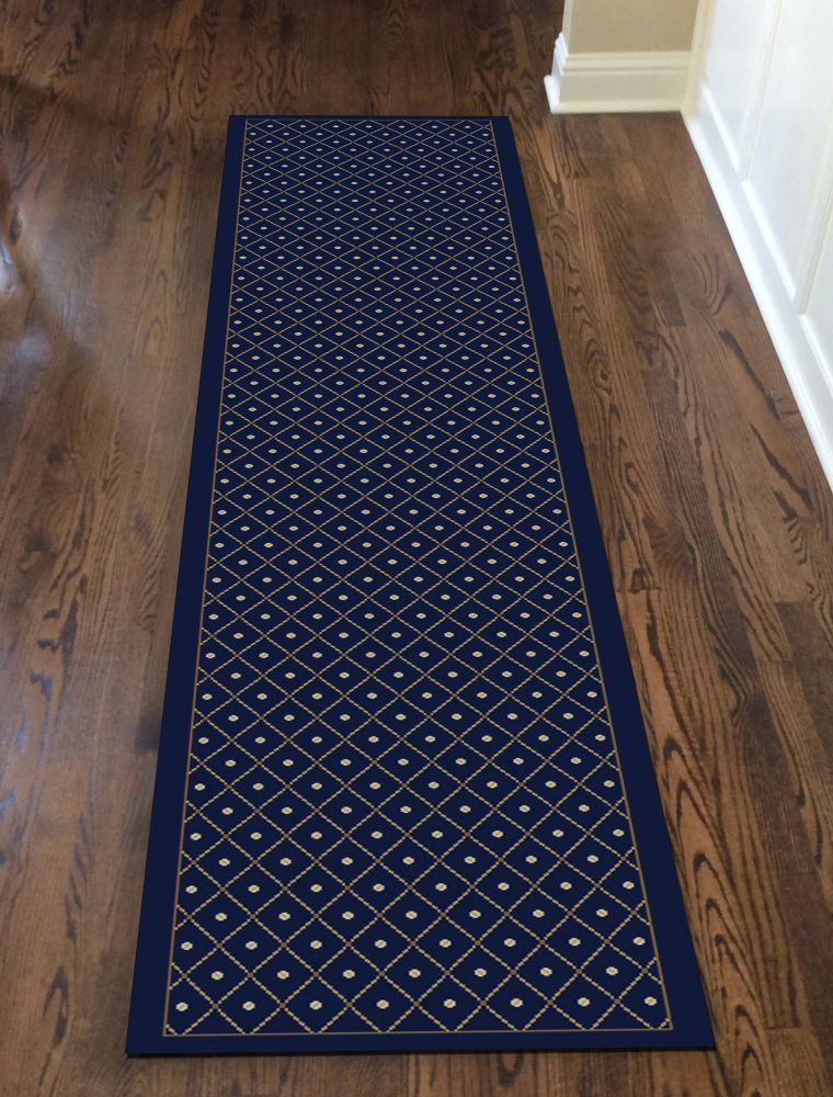 Radici USA Como Contemporary Navy 2’2″ x 7’7″ Runner 7821314NAVY